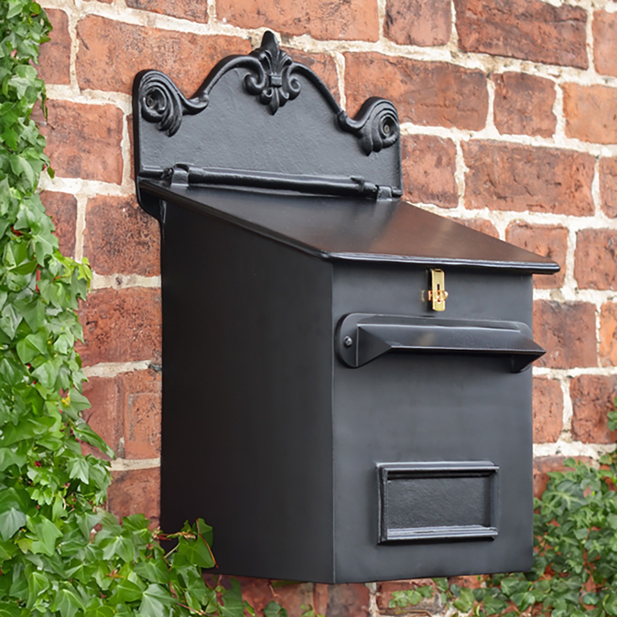 Black Knightsbridge Post & Parcel Box (Clearance)