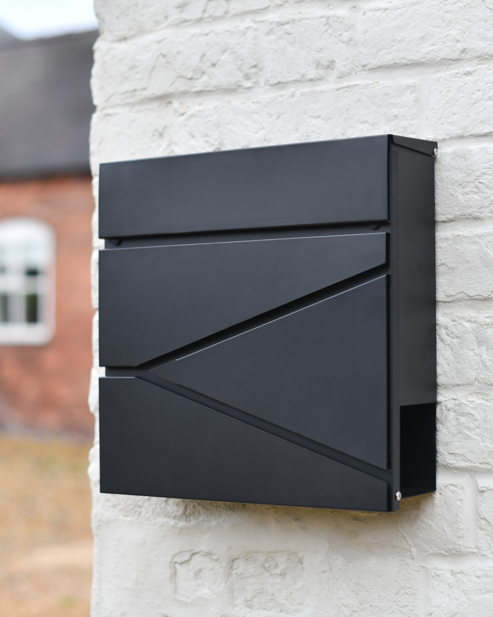 'Grovesworth' Wall Mounted Post Box & Newspaper Holder