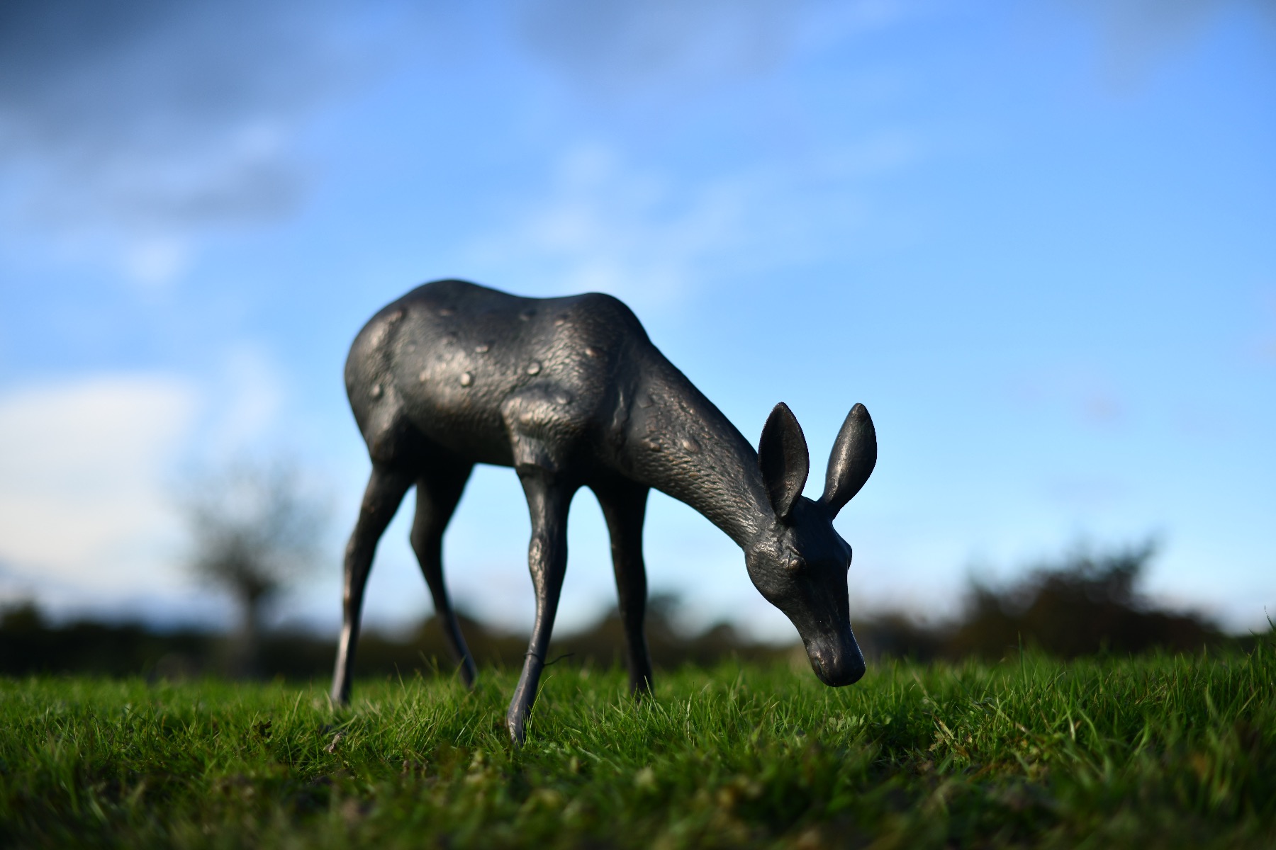 Traditional Woodland Deer Cast Aluminium Garden Sculpture