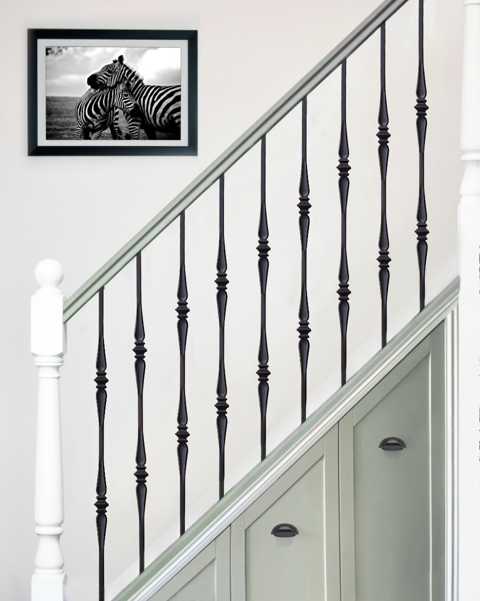 Steel 'Kaylow' Double Notch Stair Spindle - Spindle Only