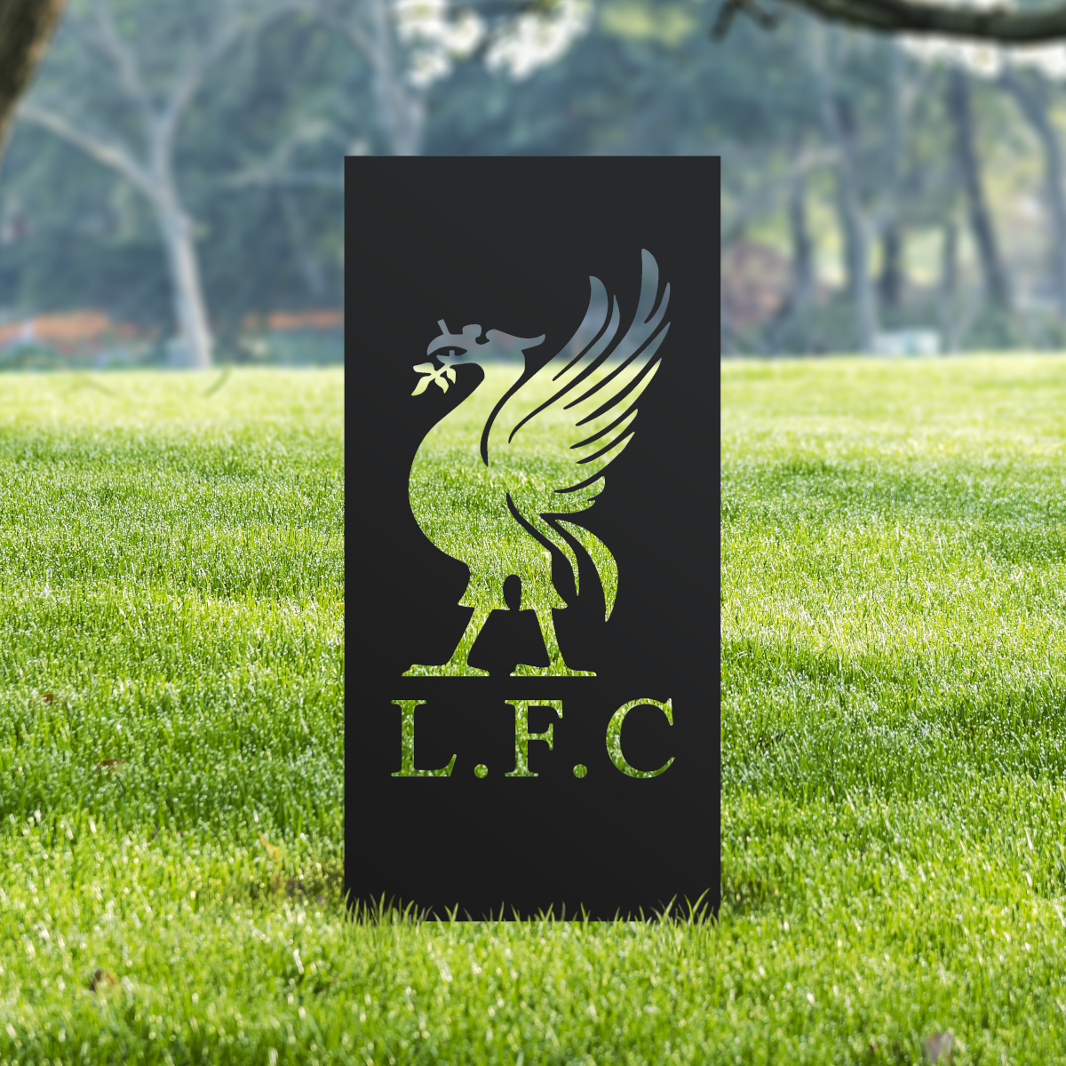 Black Liverbird Garden Screen