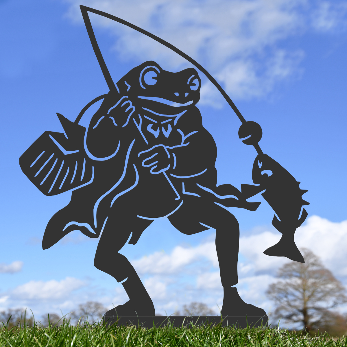 Black Mr Frog Silhouette