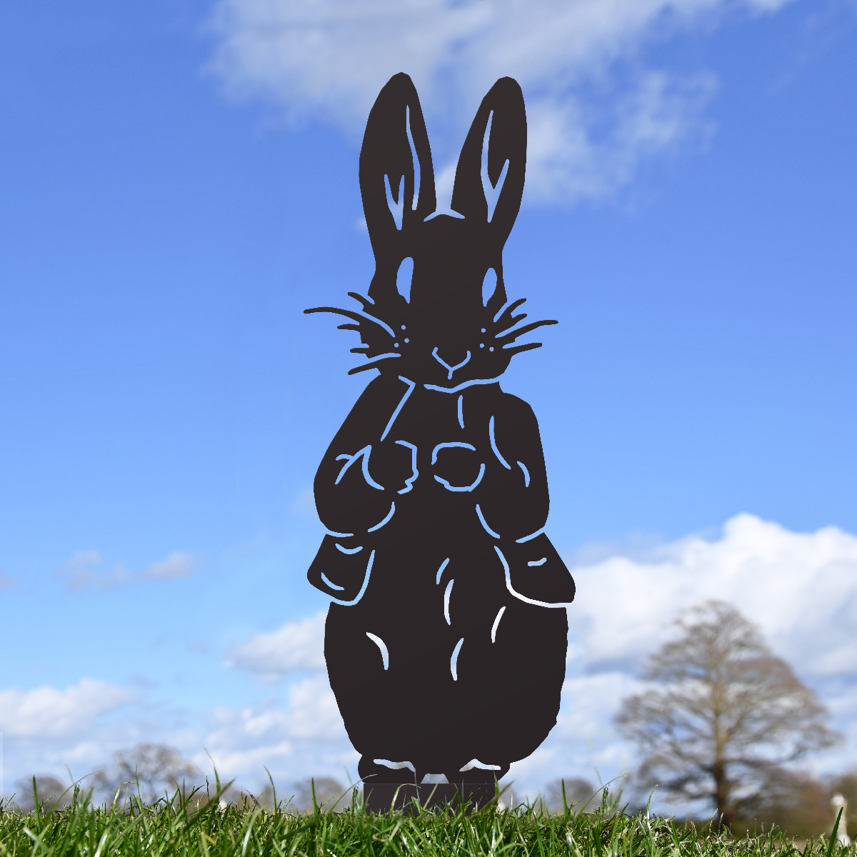 Black Mr Rabbit Silhouette