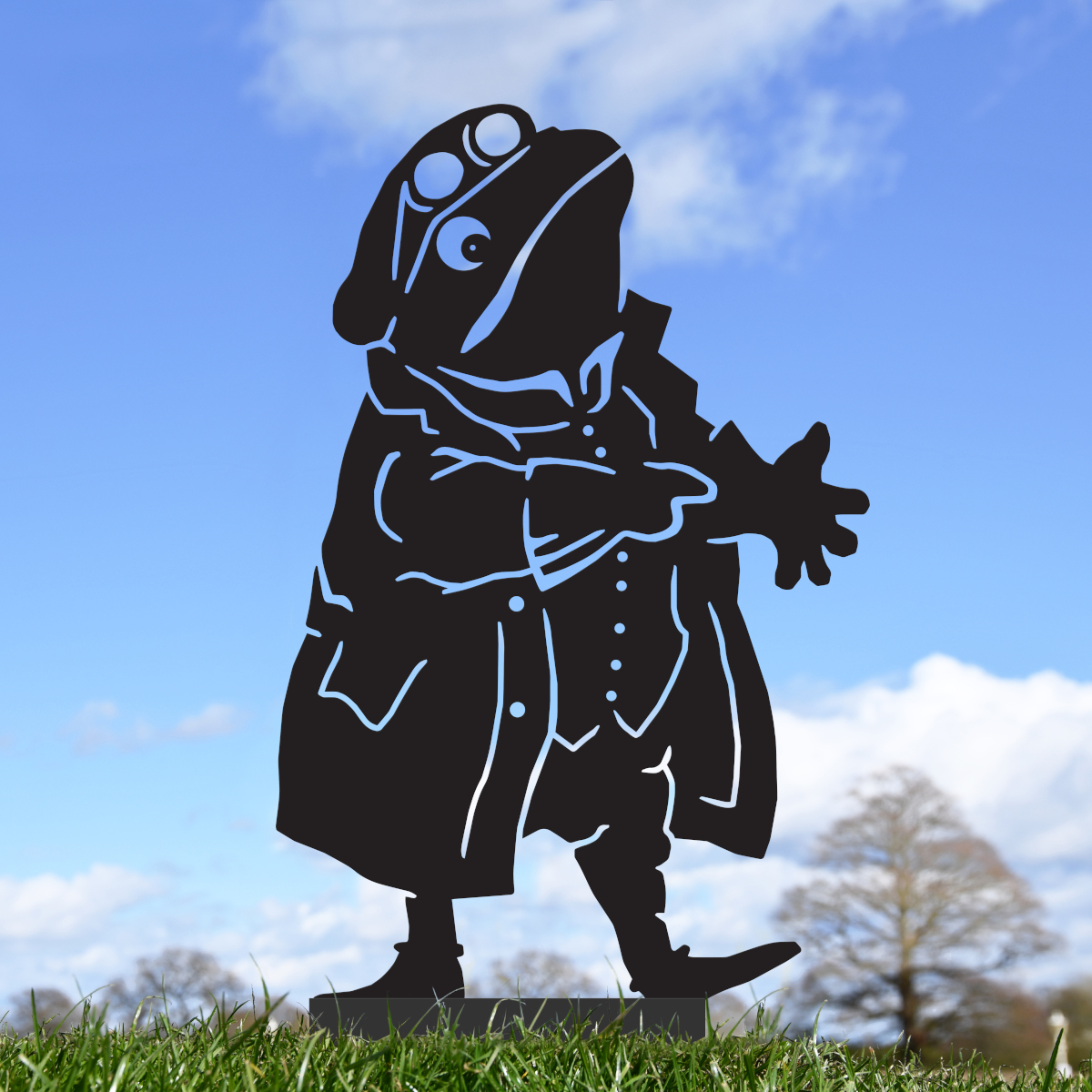 Black Mr Toad Silhouette