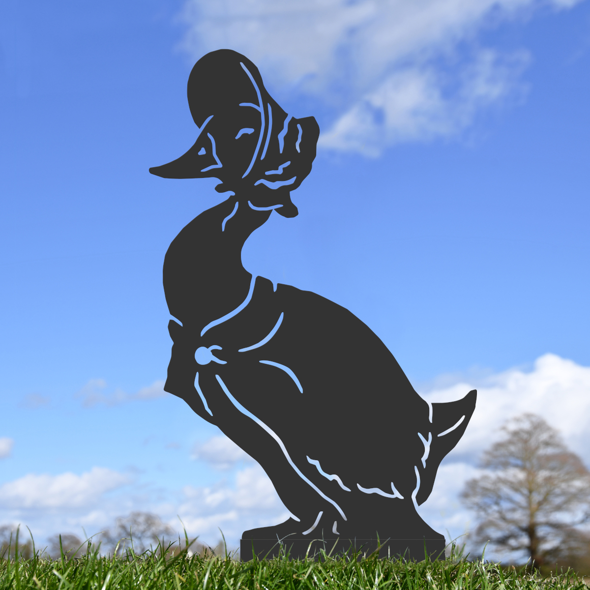 Black Mrs Duck Silhouette