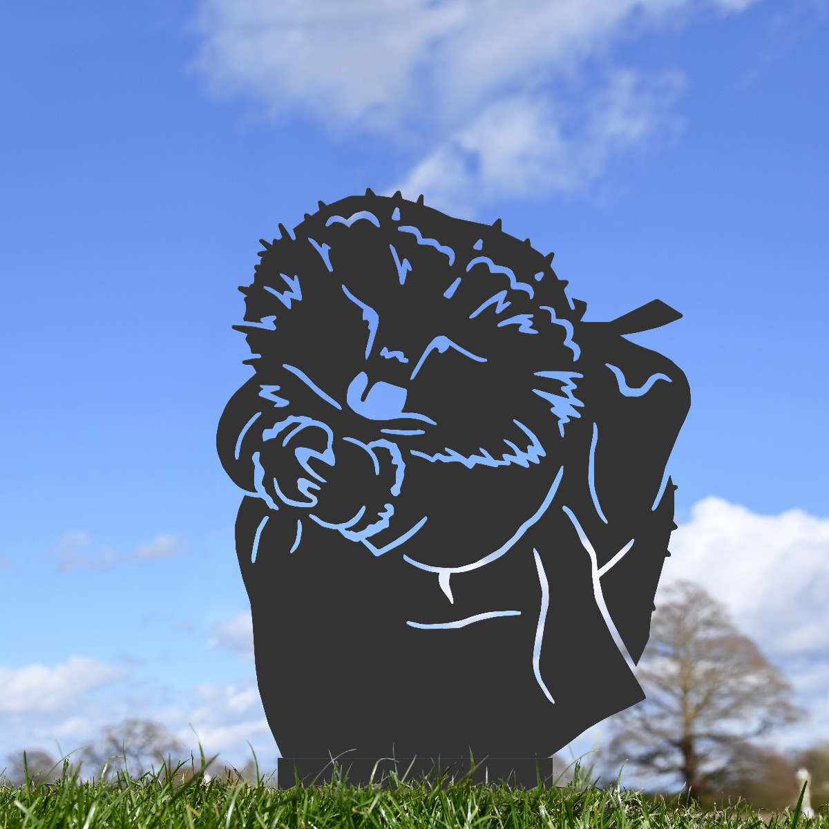 Black Mrs Hedgehog Silhouette