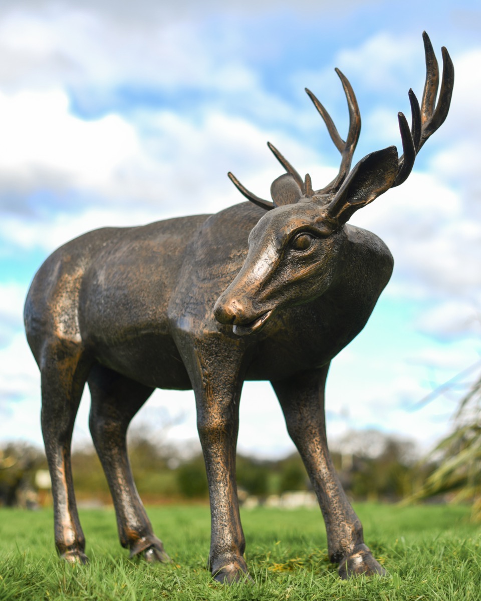 "Scout" " Buck Garden Sculpture