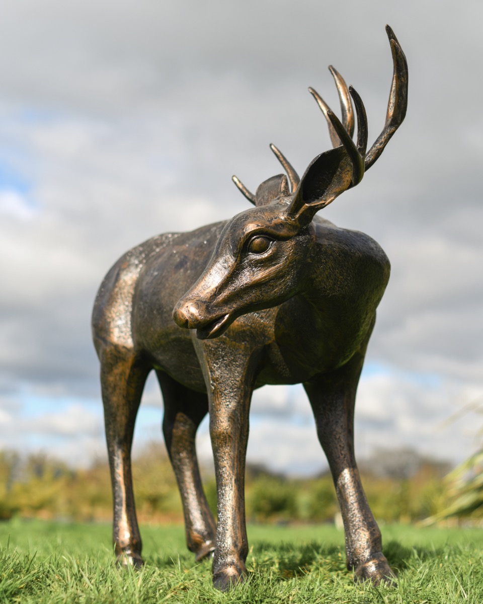 "Foggy" Buck Garden Sculpture