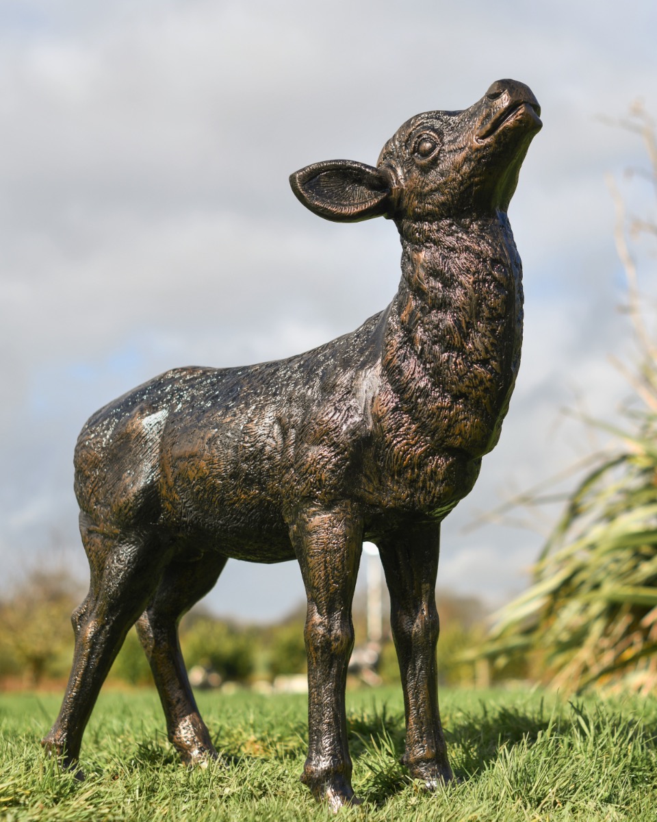 Cast Aluminium "Pip" Doe Garden Sculpture