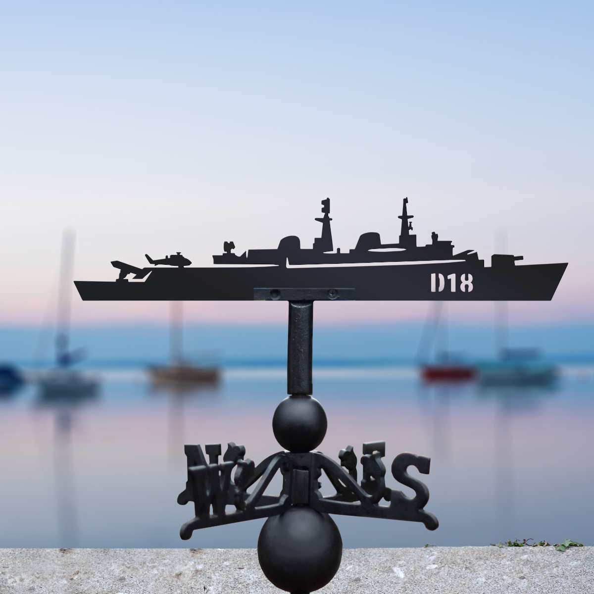 Cast Iron & Steel HMS Antrim Weather…