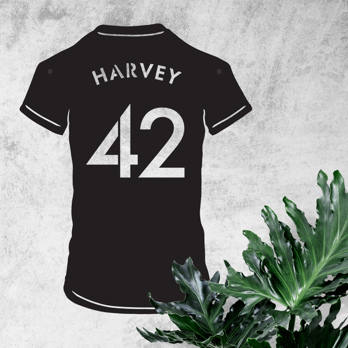 Personalised Football Shirt Wall Art