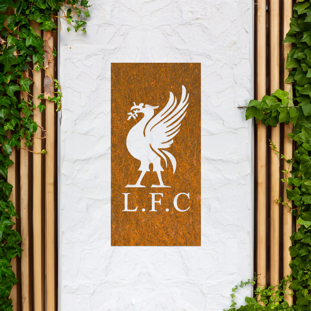 Rustic Liverbird Garden Wall Screen