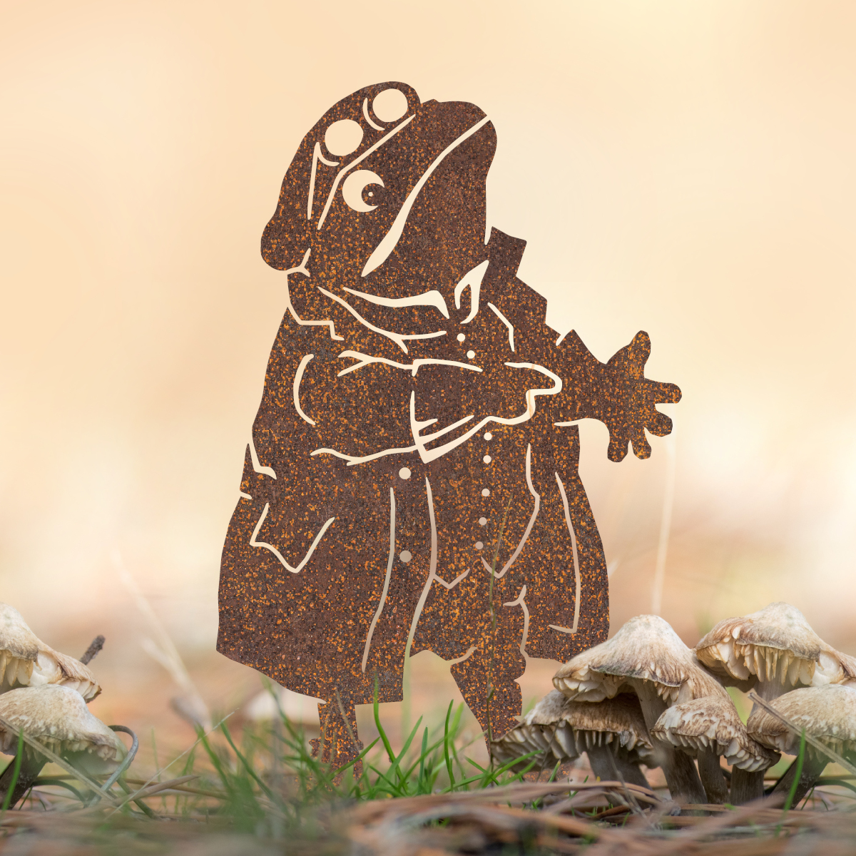 Rustic Mr Toad Silhouette