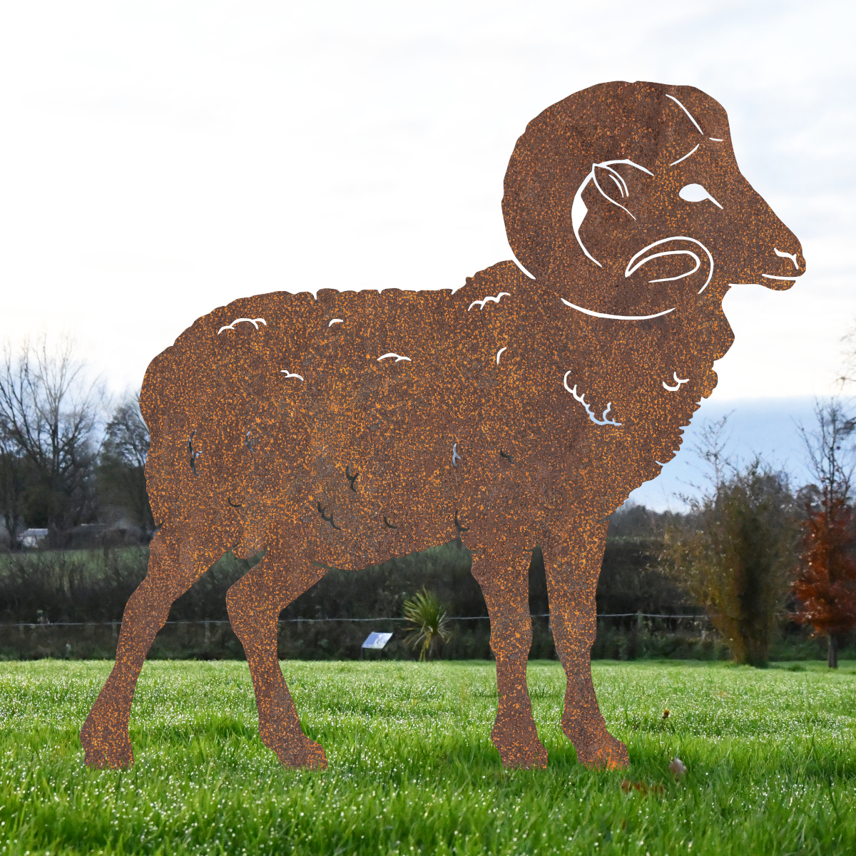 Rustic Ram Silhouette