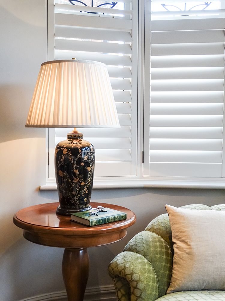 Aged Brass & Black 'Orchard' Table Lamp