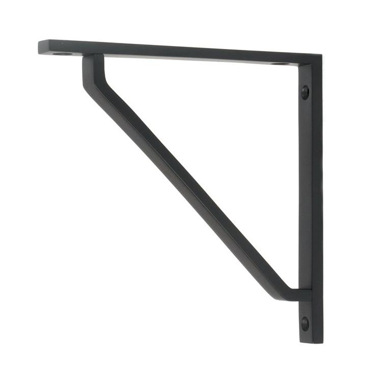 "Antonia" Modern Matte Black Shelf Bracket - 15cm x 15cm