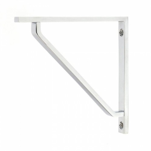 "Antonia" Modern Polished Chrome Shelf Bracket - 15cm x 15cm