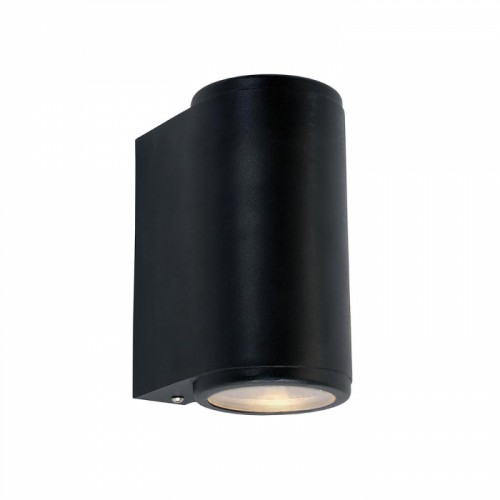 Black Modern Galvanised Steel Up/Down Wall Light