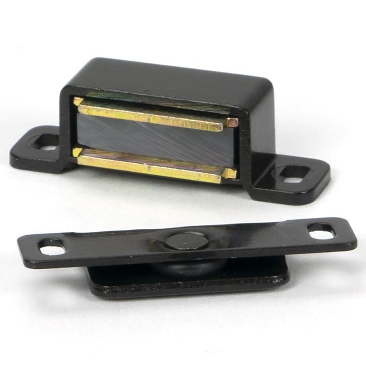 Black Steel Magnetic Pull Catch - 6kg