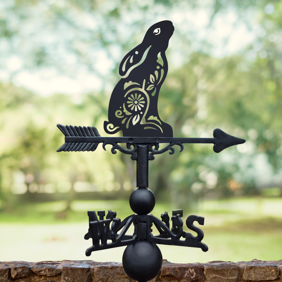 Cast Iron & Steel Floral Moon Gazing…