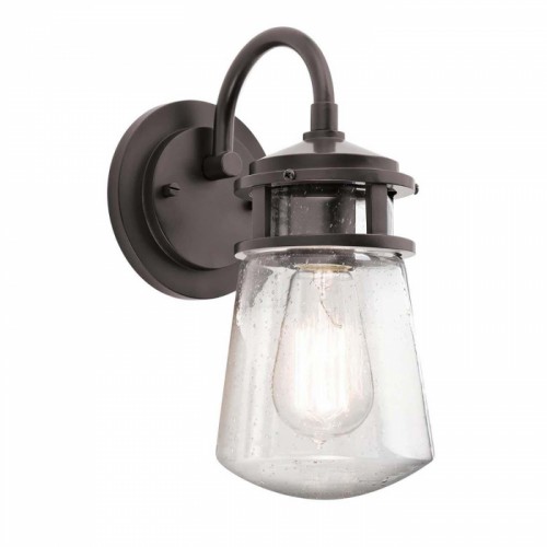 Classic Aluminium Top Fix Wall Light -29cm