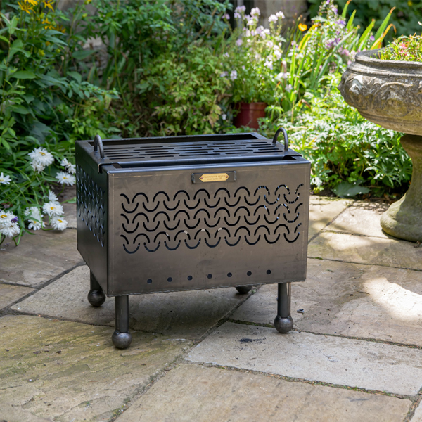 Contemporary Cube Fire Pit