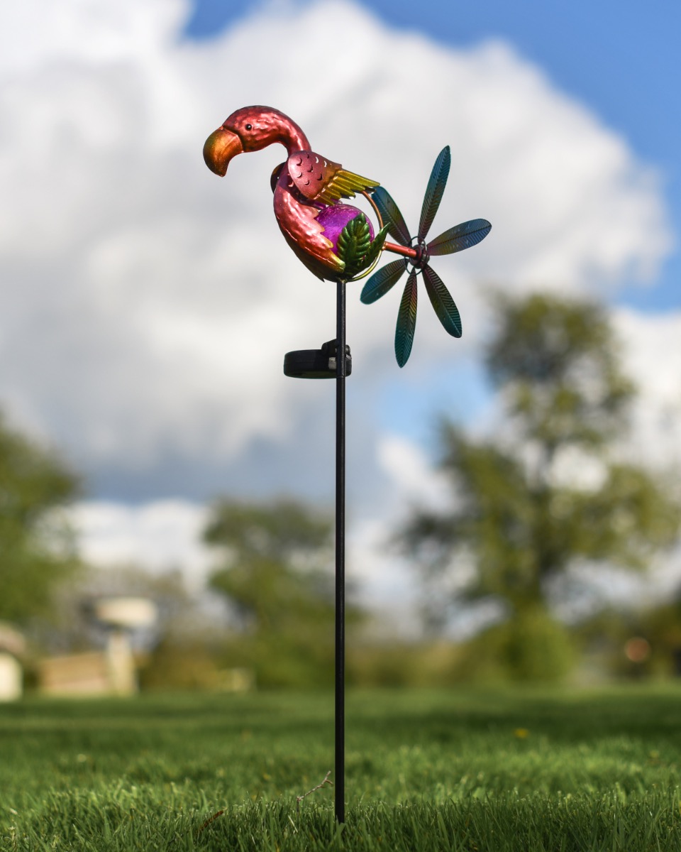 Exotic Flamingo Solar Windmill