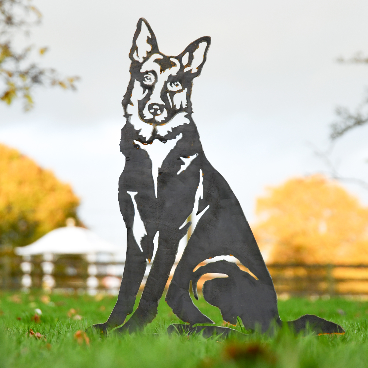 German Shepherd Silhouette Unfinishe…
