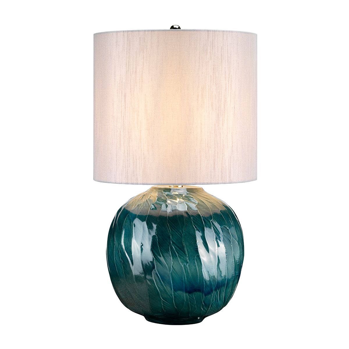 'Globe' Table Lamp In Blue