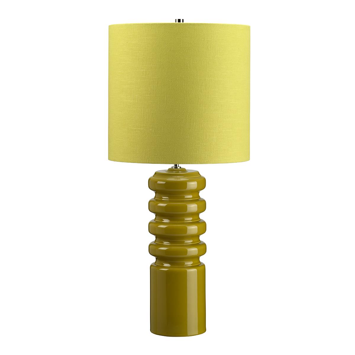 Lime Green Art Deco 'Vert' Table Lamp