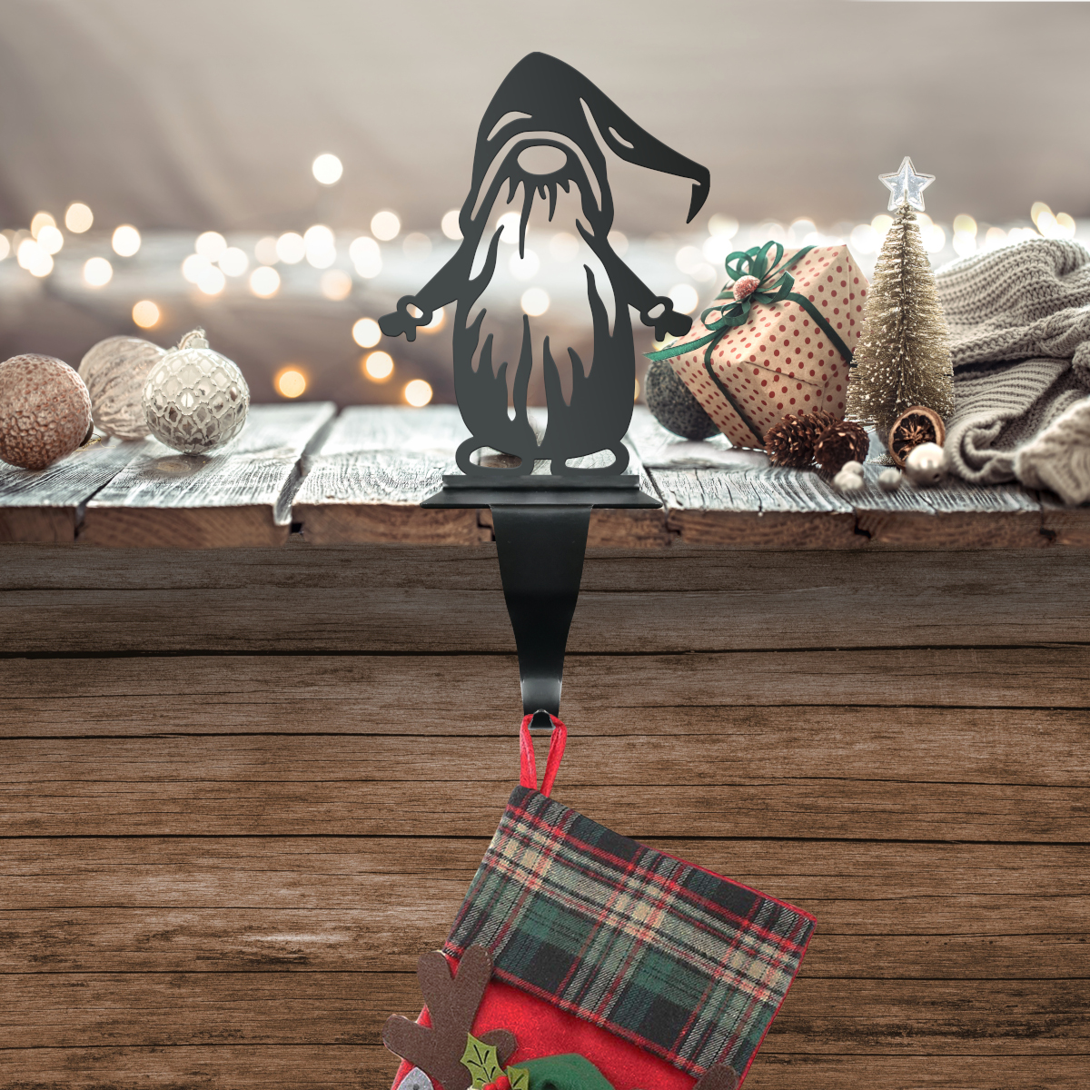 Long Bearded Gonk Stocking Holder