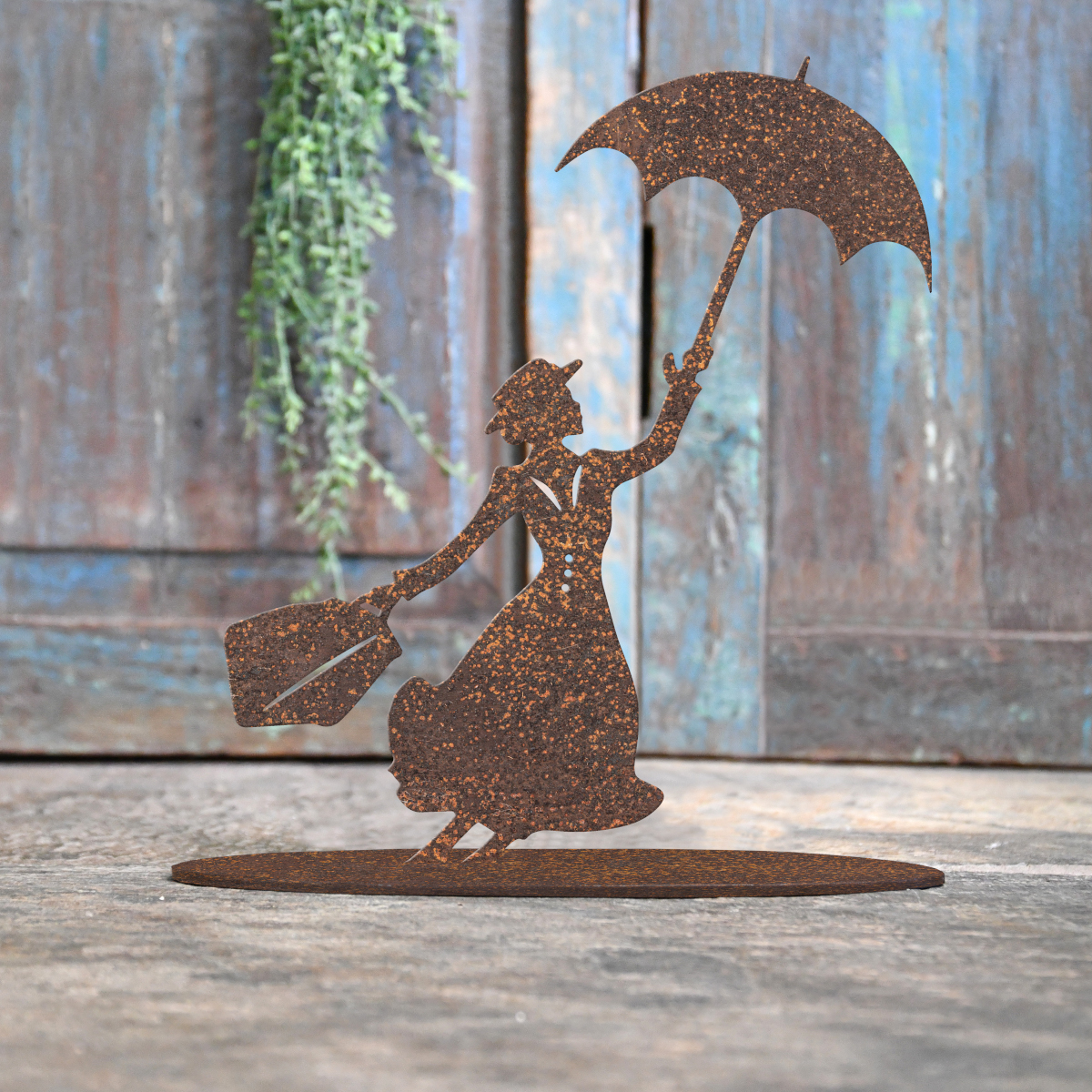 Rustic Mary Poppins Door Stop