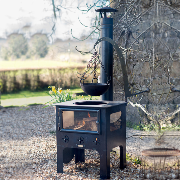 Medium 'Fiamma' Outdoor Wood Burner …