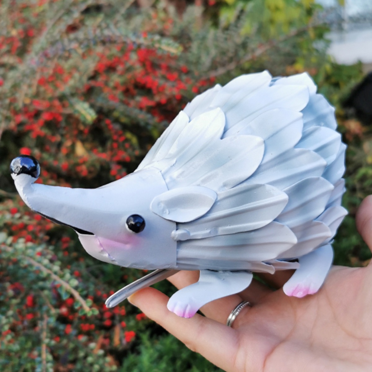 Metal Garden Hedgehog Ornament