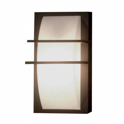 Modern Aluminium Rectangular Wall Light-35cm