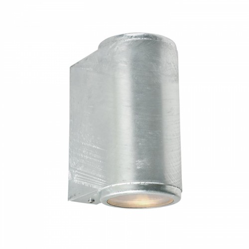Modern Galvanised Steel Up/Down Wall Light
