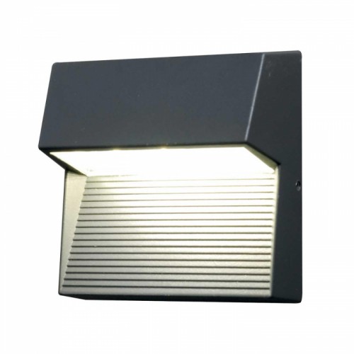 Modern LED Square Outdoor Wall Light - 15cm