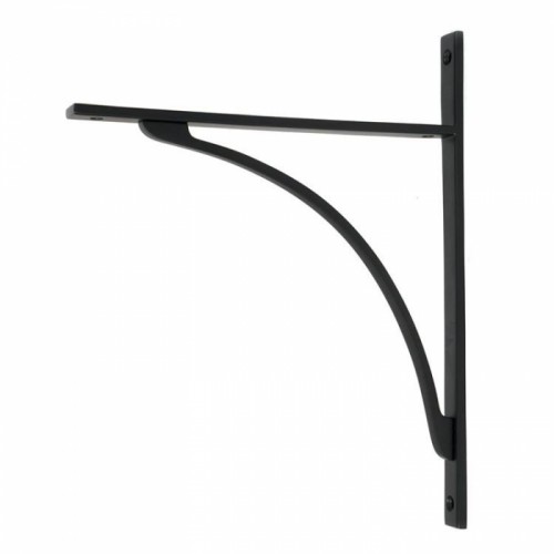 "Moreton" Matte Black Shelf Bracket - 31CM X 25CM