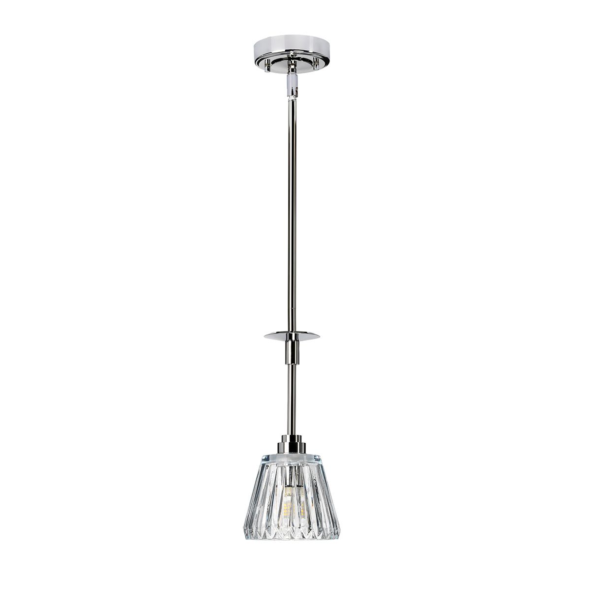 Polished Chrome Ceiling Mounted 'Marina' Bathroom Light