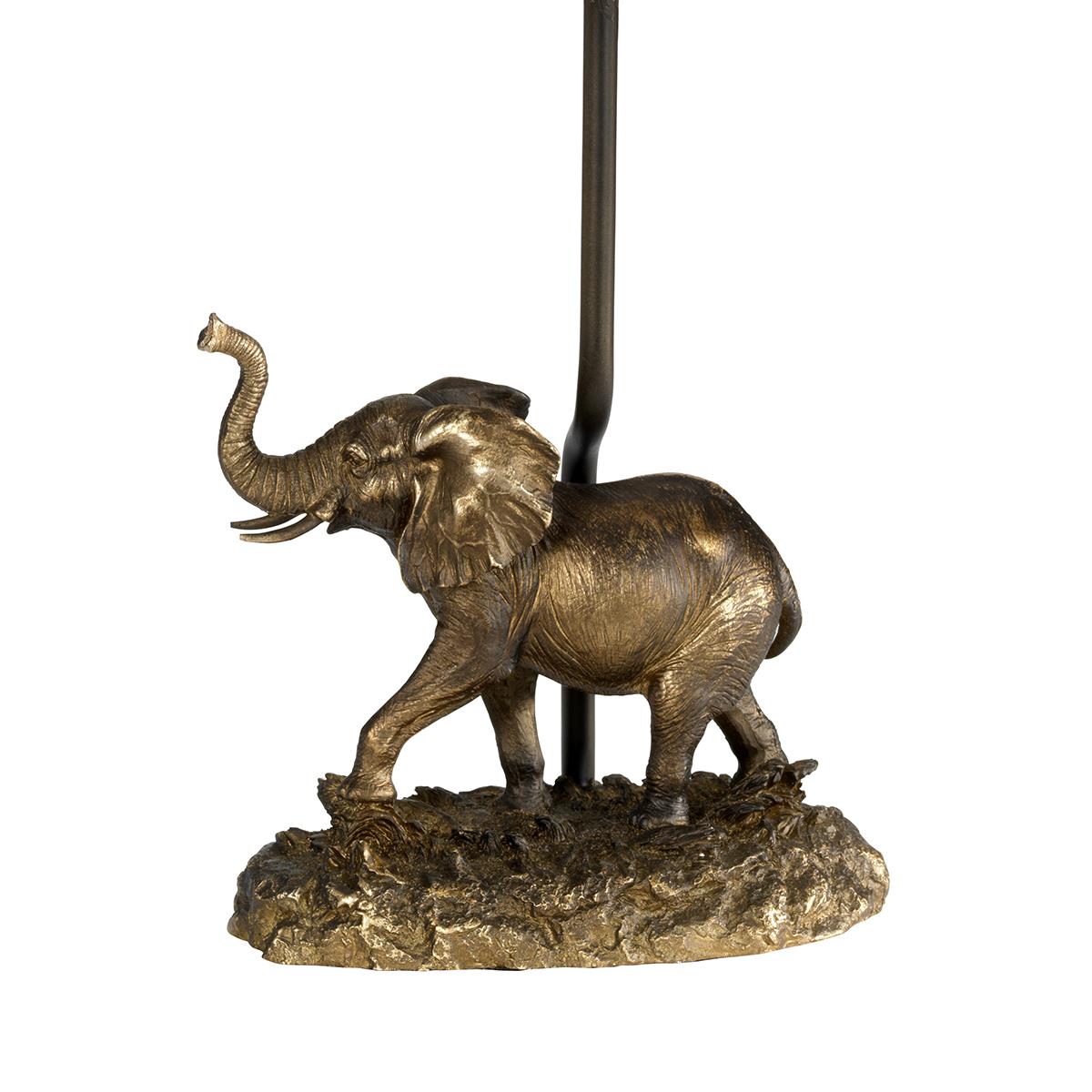 'Adira' African Elephant Table Lamp-Base Only