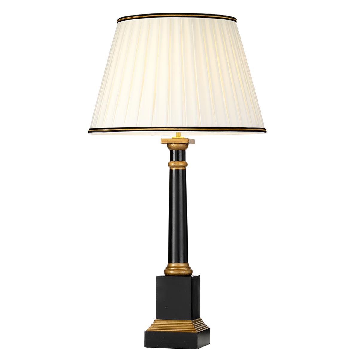 'Louviers' Black & Gold Table Lamp