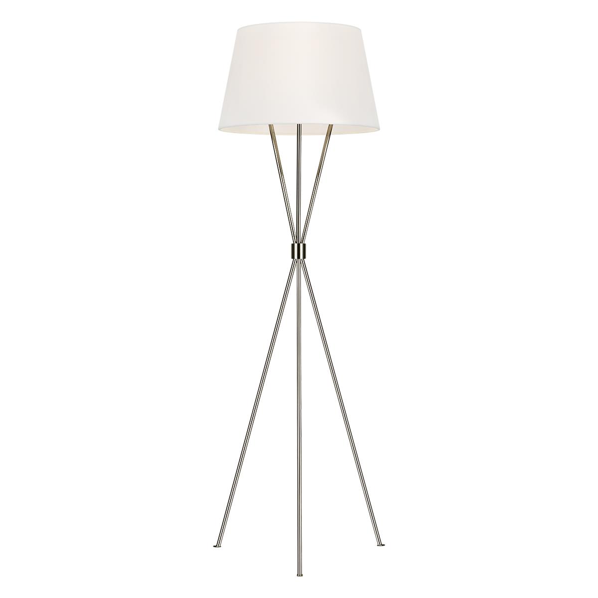 Modern Polished Nickel 'Noeud' Floor…