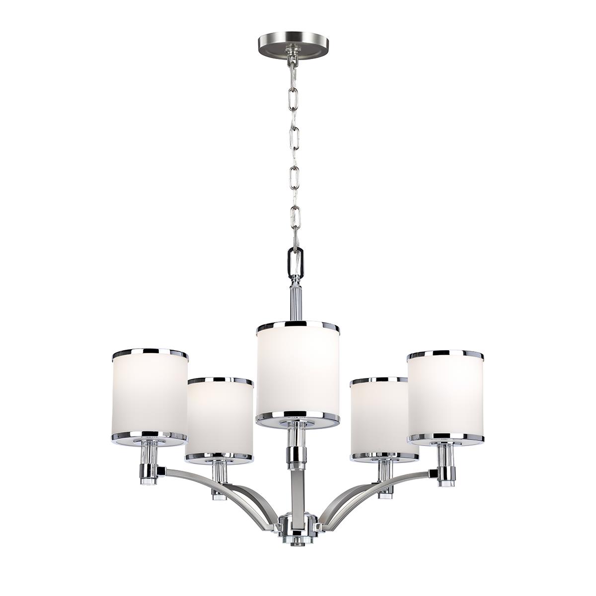 Modern 'Prospect Park' Five Light Ch…