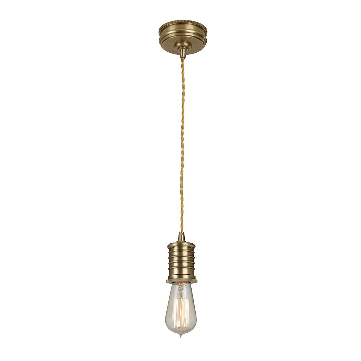 'Dorothy' Aged Brass Pendant Light