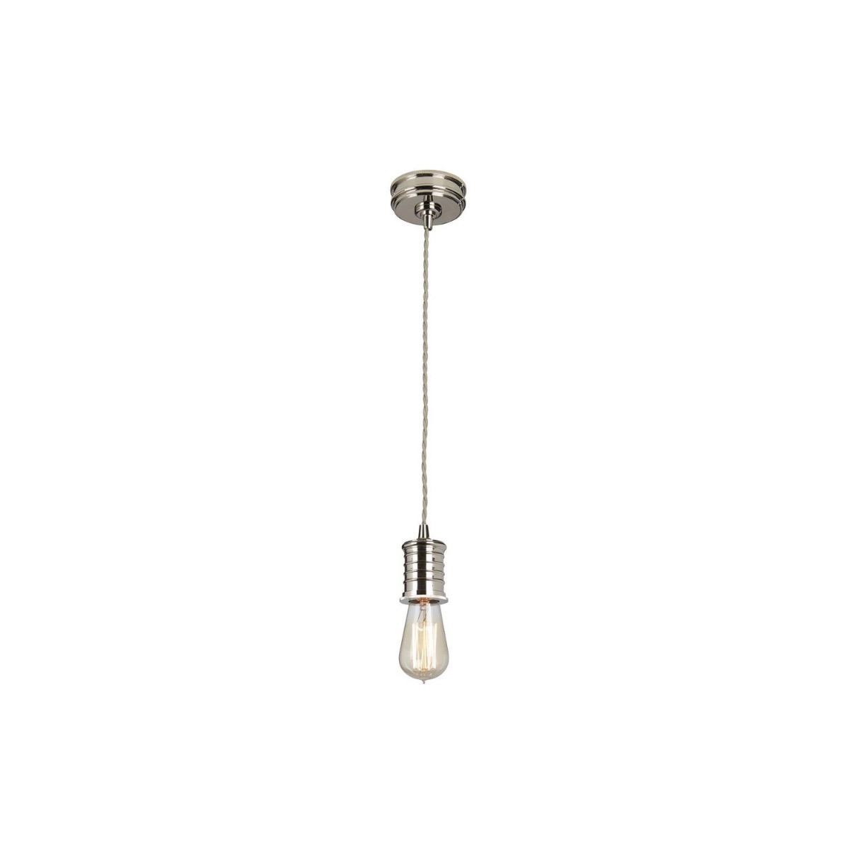 'Dorothy' Polished Nickel Pendant Light