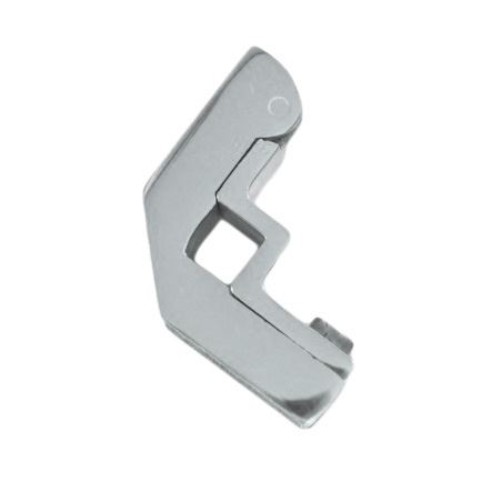 Bright Chrome Hinged Bracket For Square Stair Rods - 9mm