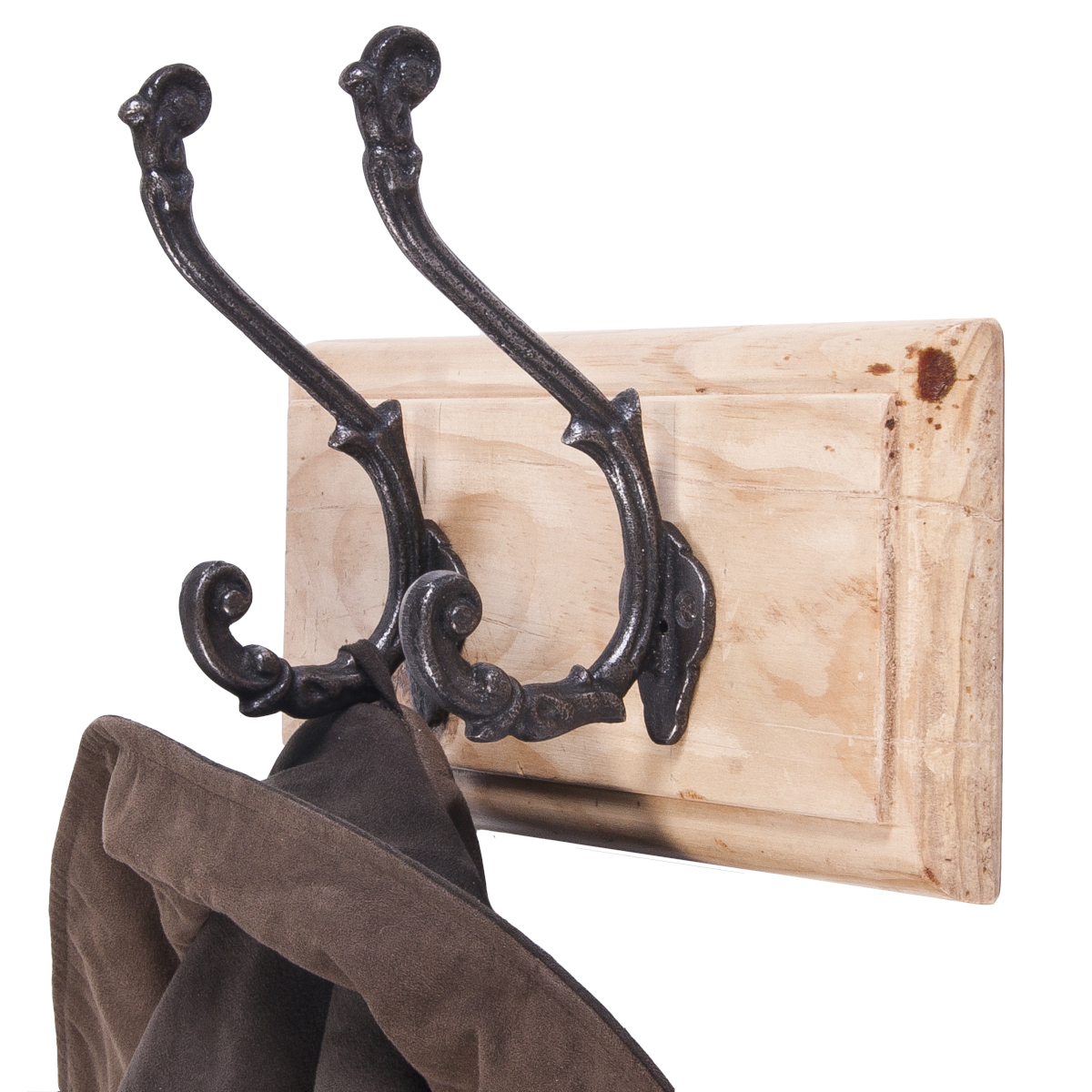 Gothic Scroll Cast Iron Coat Hook - Set Of 6