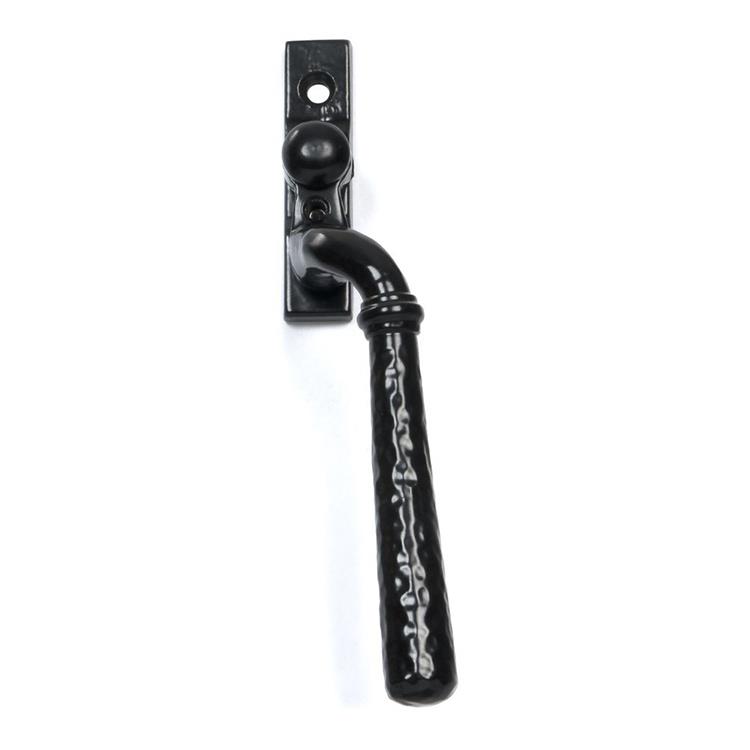 Hammered Black Espagnolette Window Handle-Right Hand