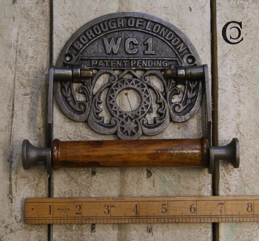 London Antique Iron Toilet Roll Holder
