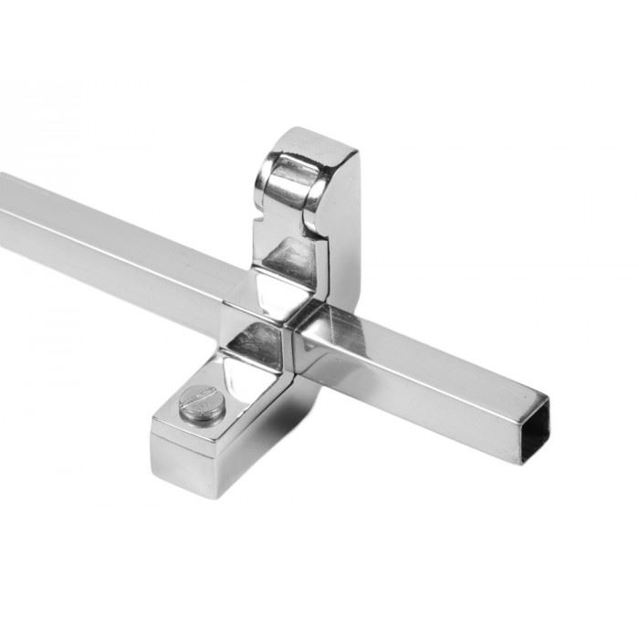 Manhattan Square Chrome Stair Rod - 12mm